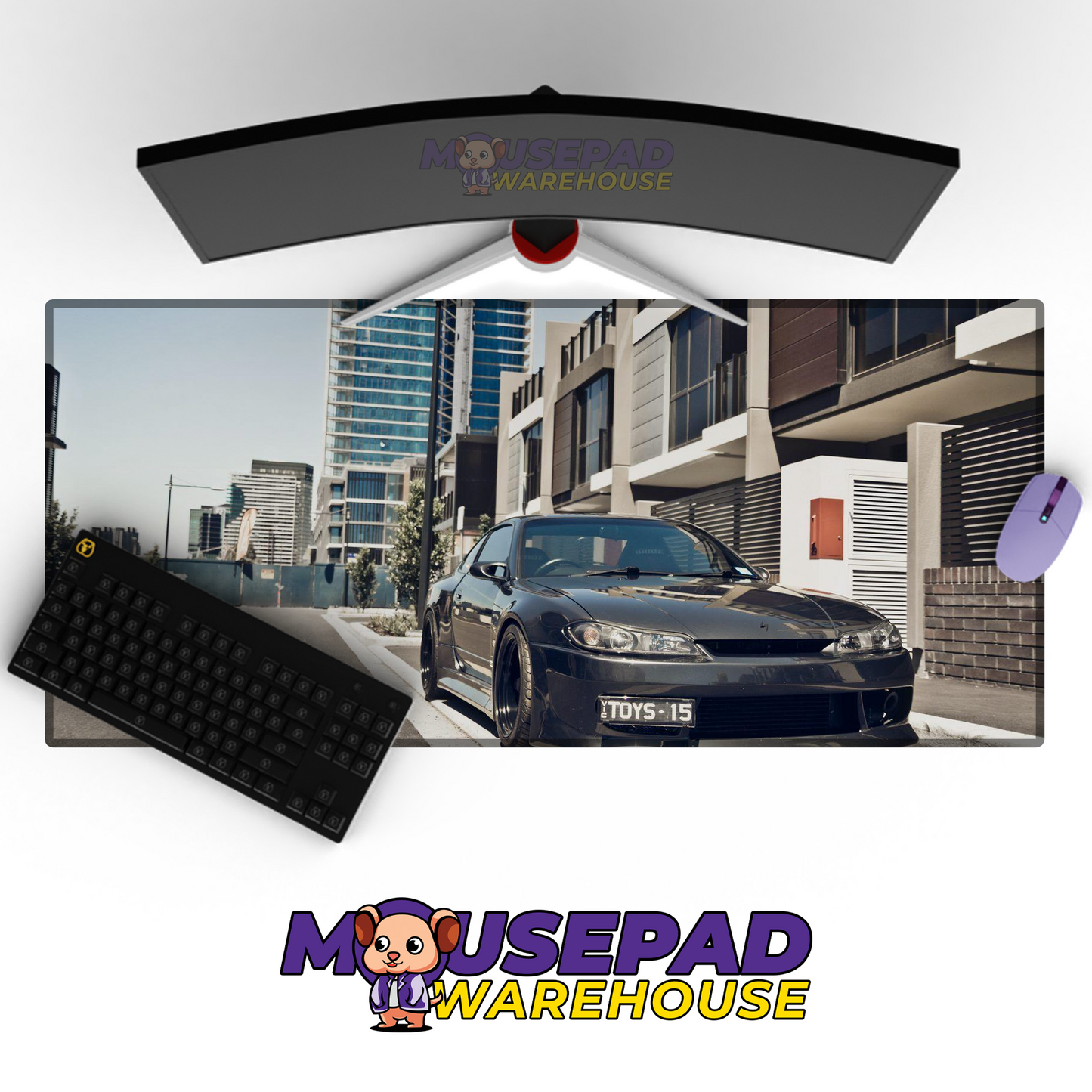 Nissan Silvia V23 Mousepad Mockup