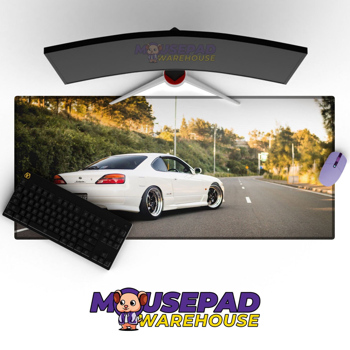 Nissan Silvia V36 Mousepad Mockup