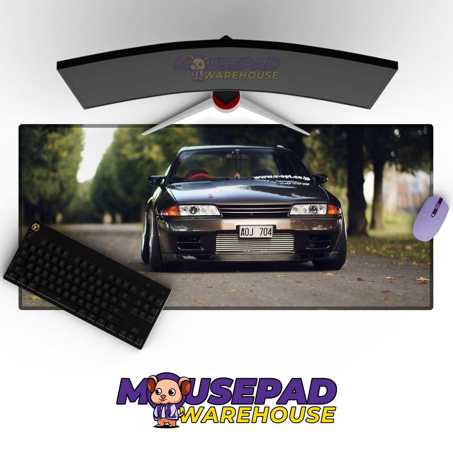 Nissan Skyline R32 GTR V14 Mousepad Mockup