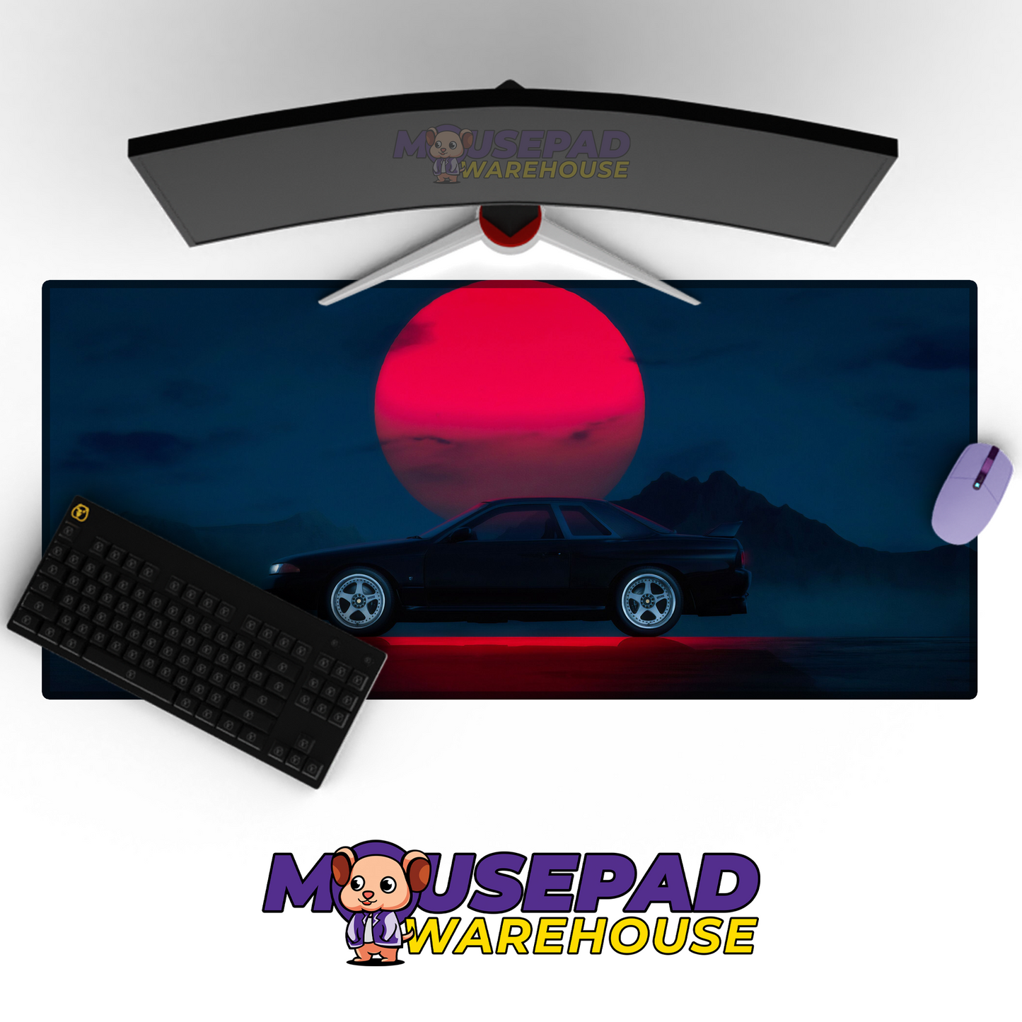 Nissan Skyline R32 GTR V19 Mousepad Mockup