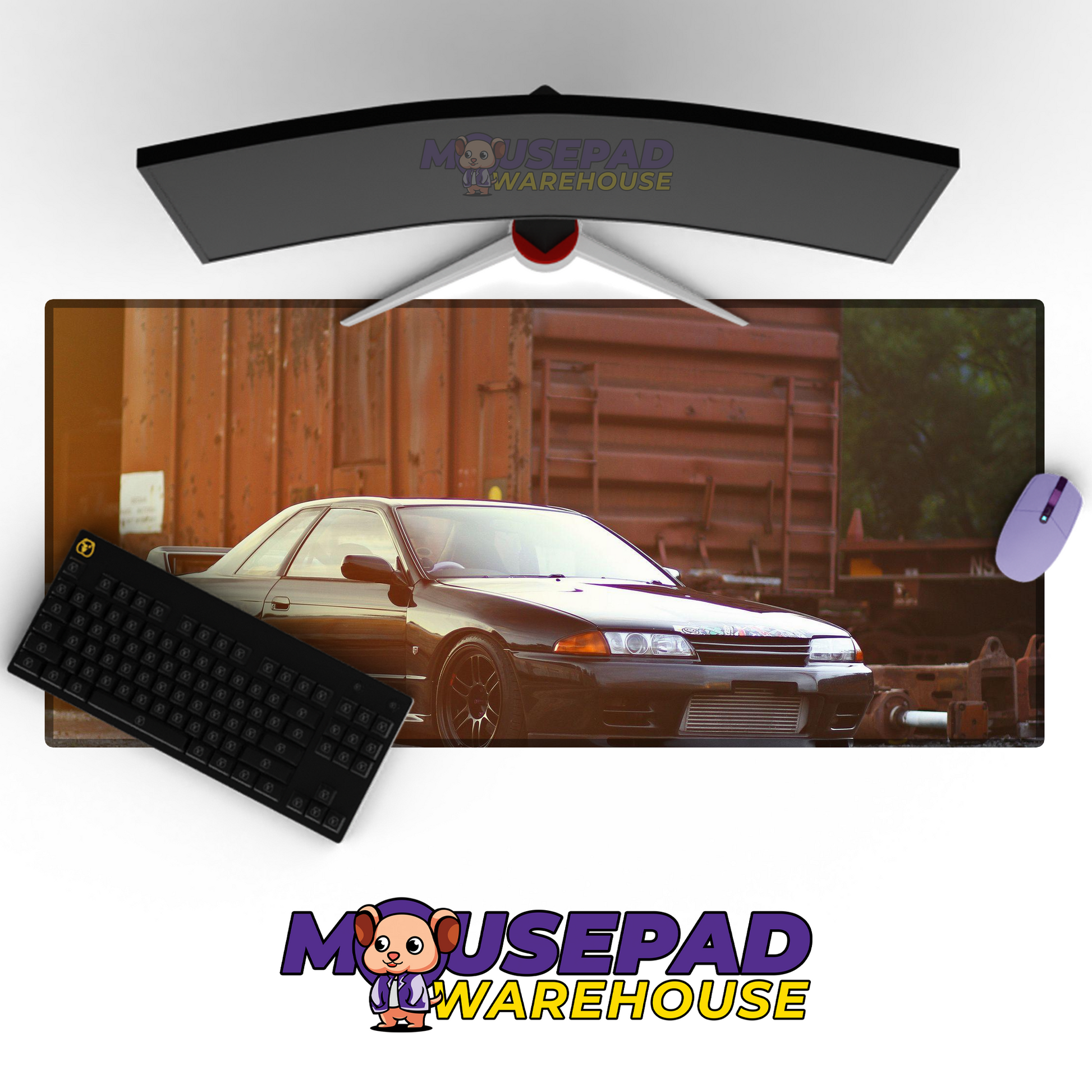Nissan Skyline R32 GTR V22 Mousepad Mockup