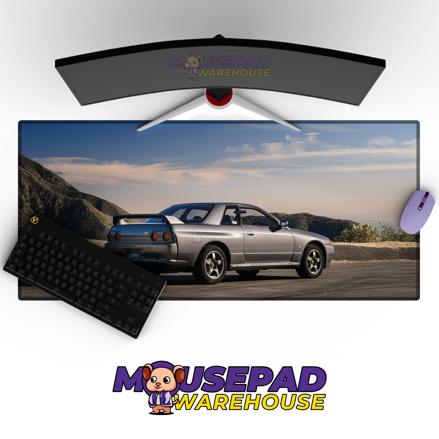 Nissan Skyline R32 GTR V25 Mousepad Mockup