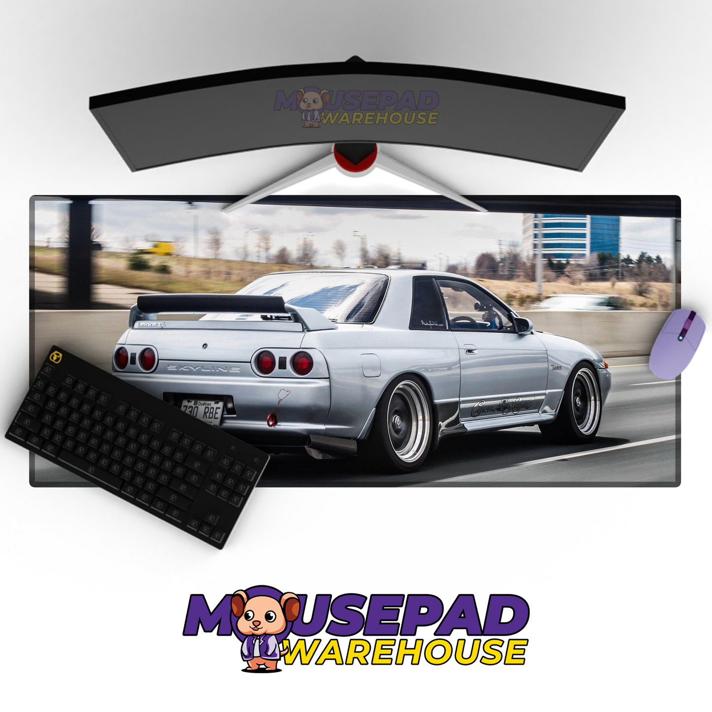 Nissan Skyline R32 GTR V26 Mousepad Mockup