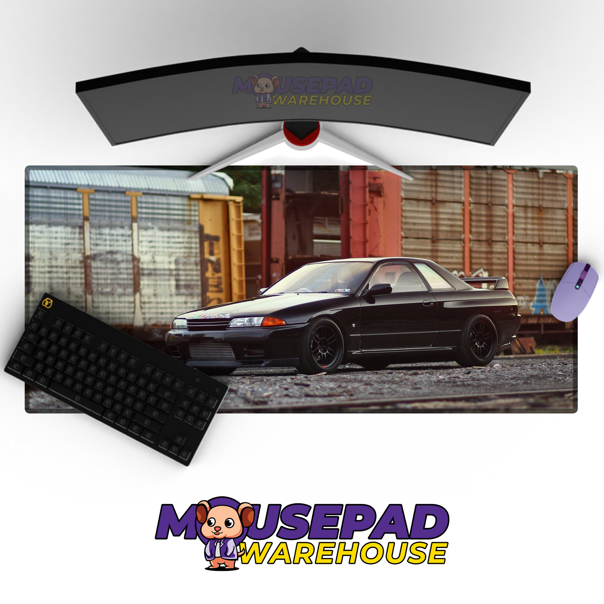 Nissan Skyline R32 GTR V27 Mousepad Mockup