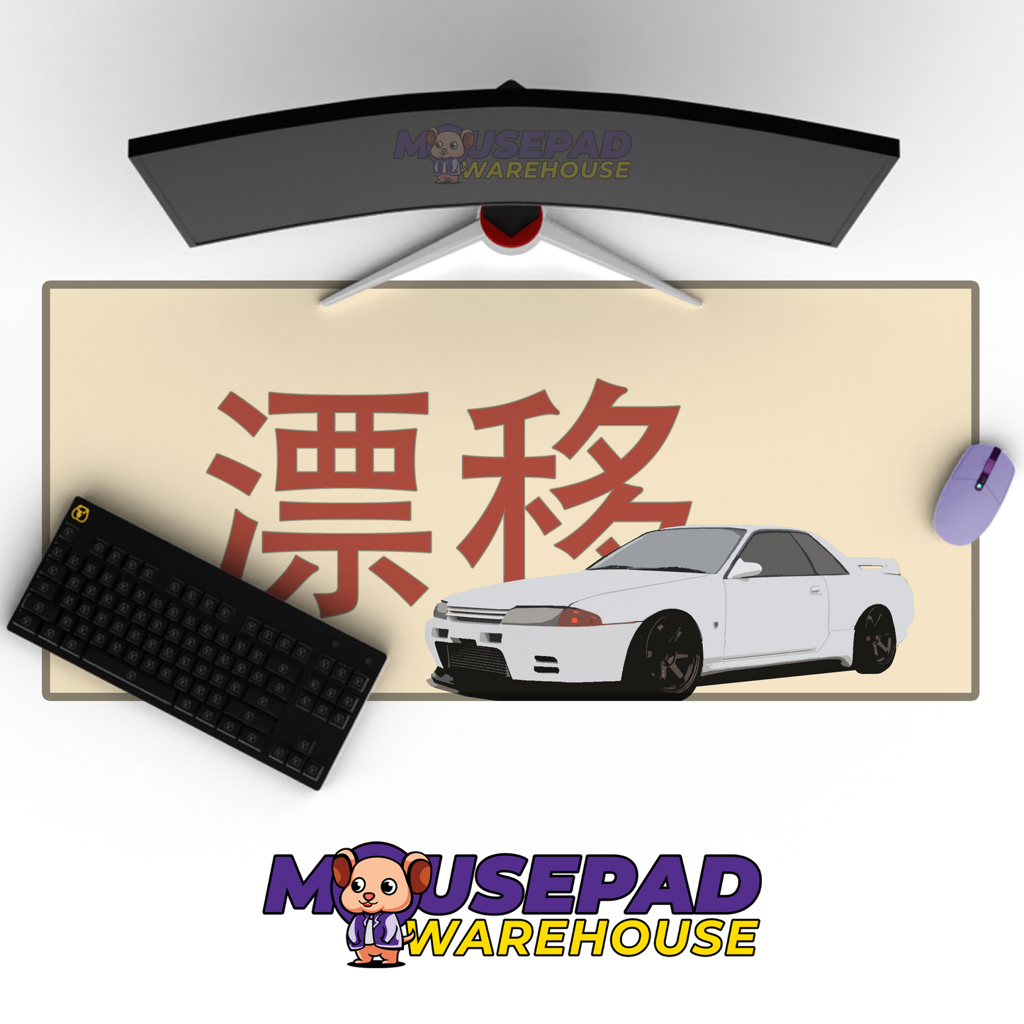 Nissan Skyline R32 GTR V28 Mousepad Mockup