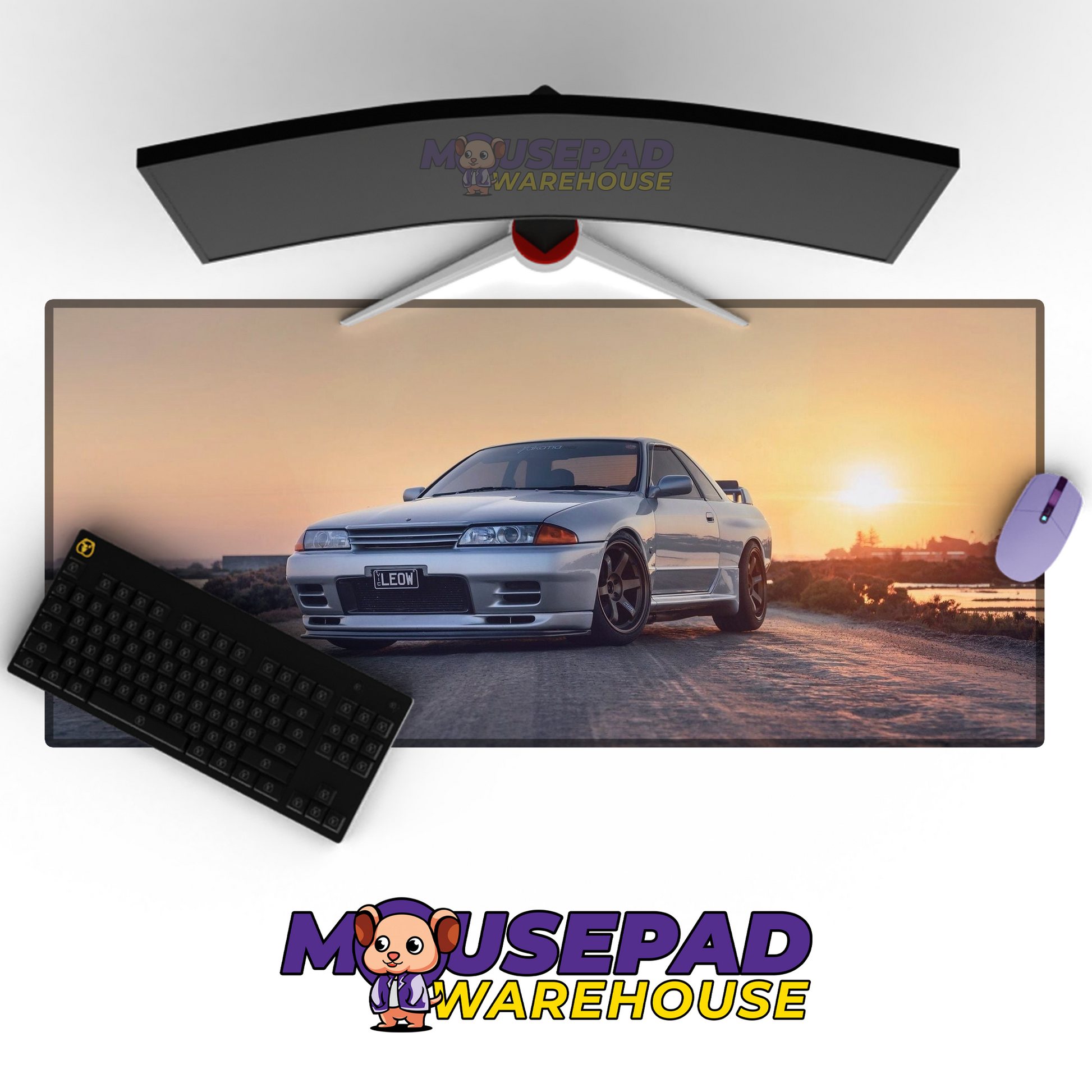 Nissan Skyline R32 GTR V2 Mousepad Mockup