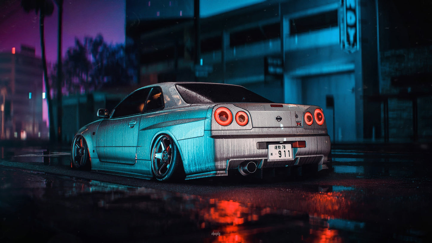 Nissan Skyline R34 GTR V12 Mousepad