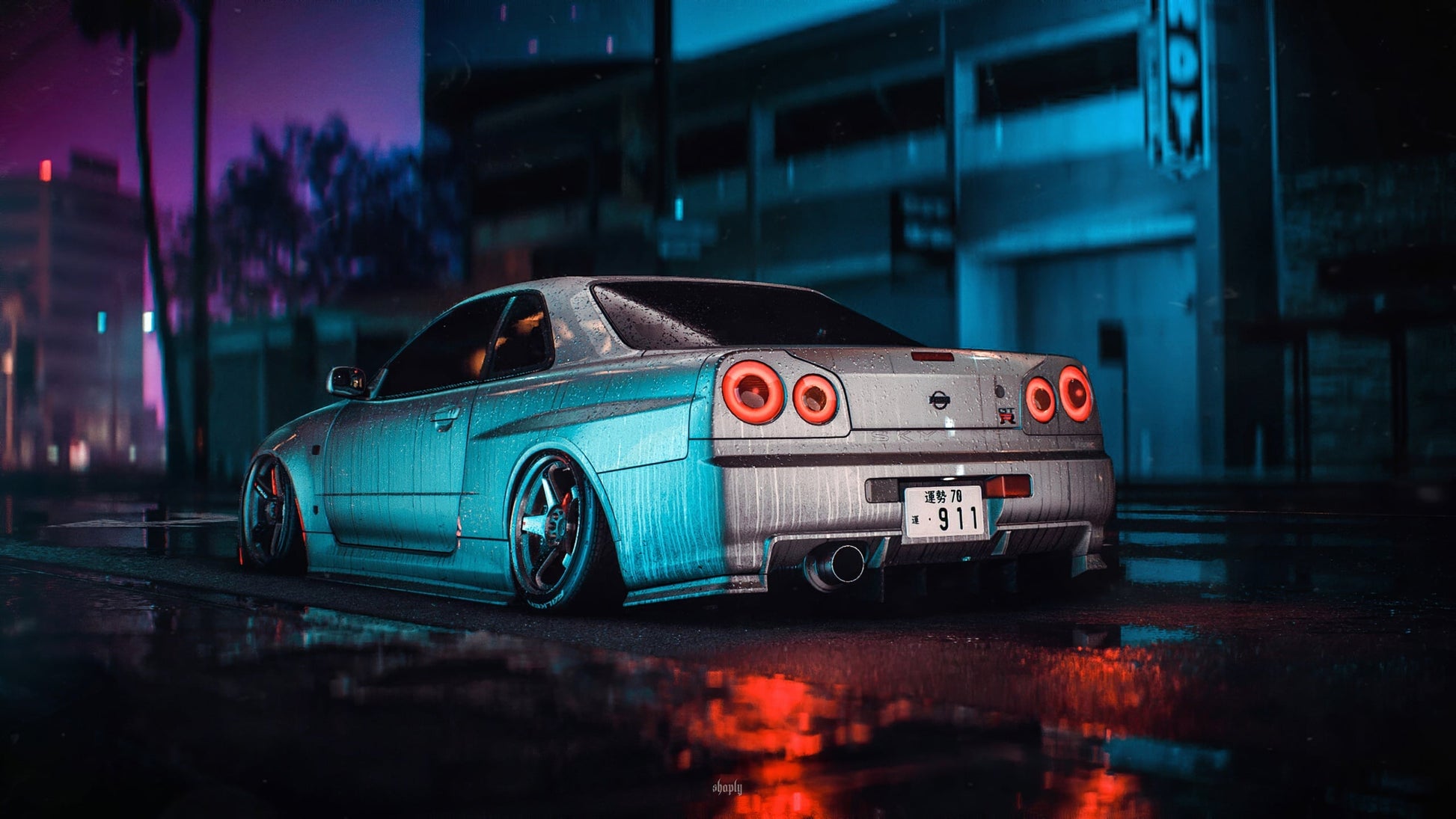 Nissan Skyline R34 GTR V12 Mousepad