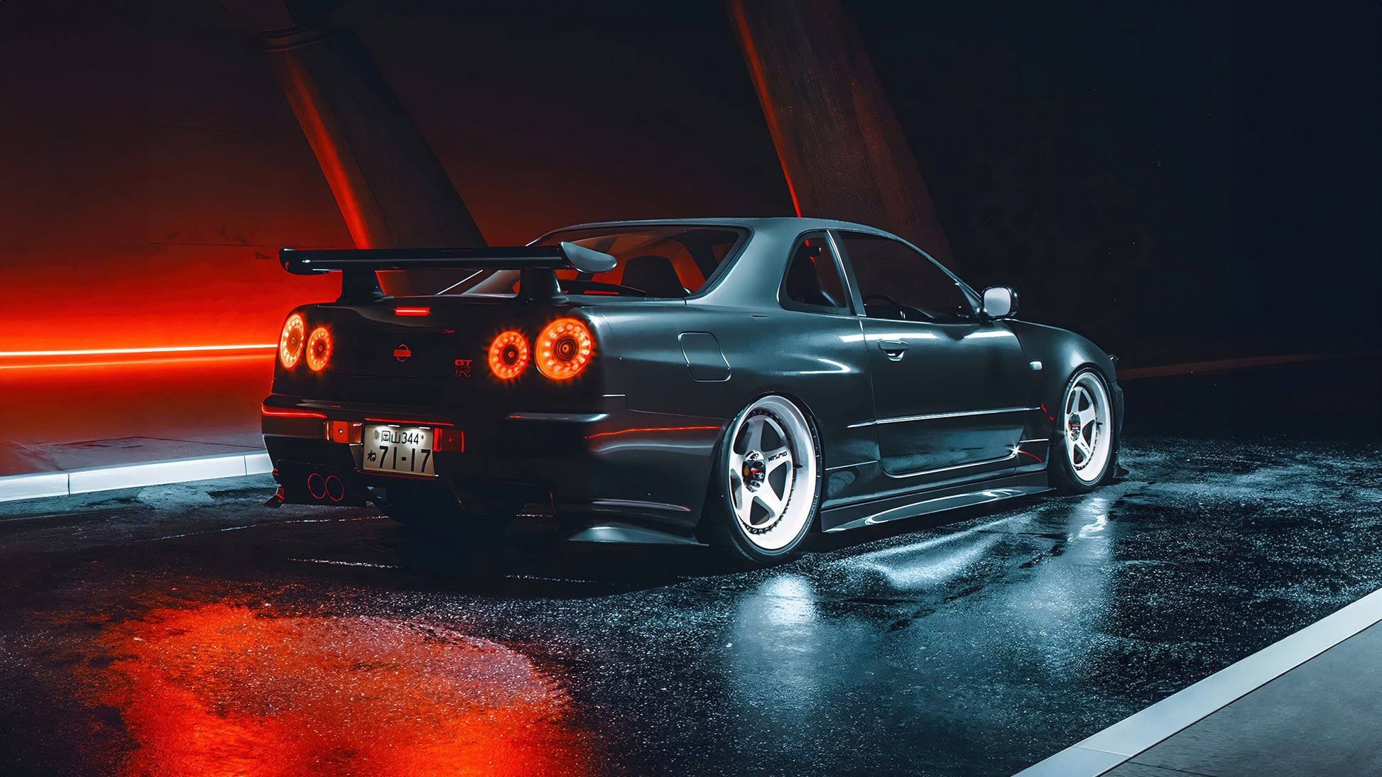 Nissan Skyline R34 GTR V17 Mousepad