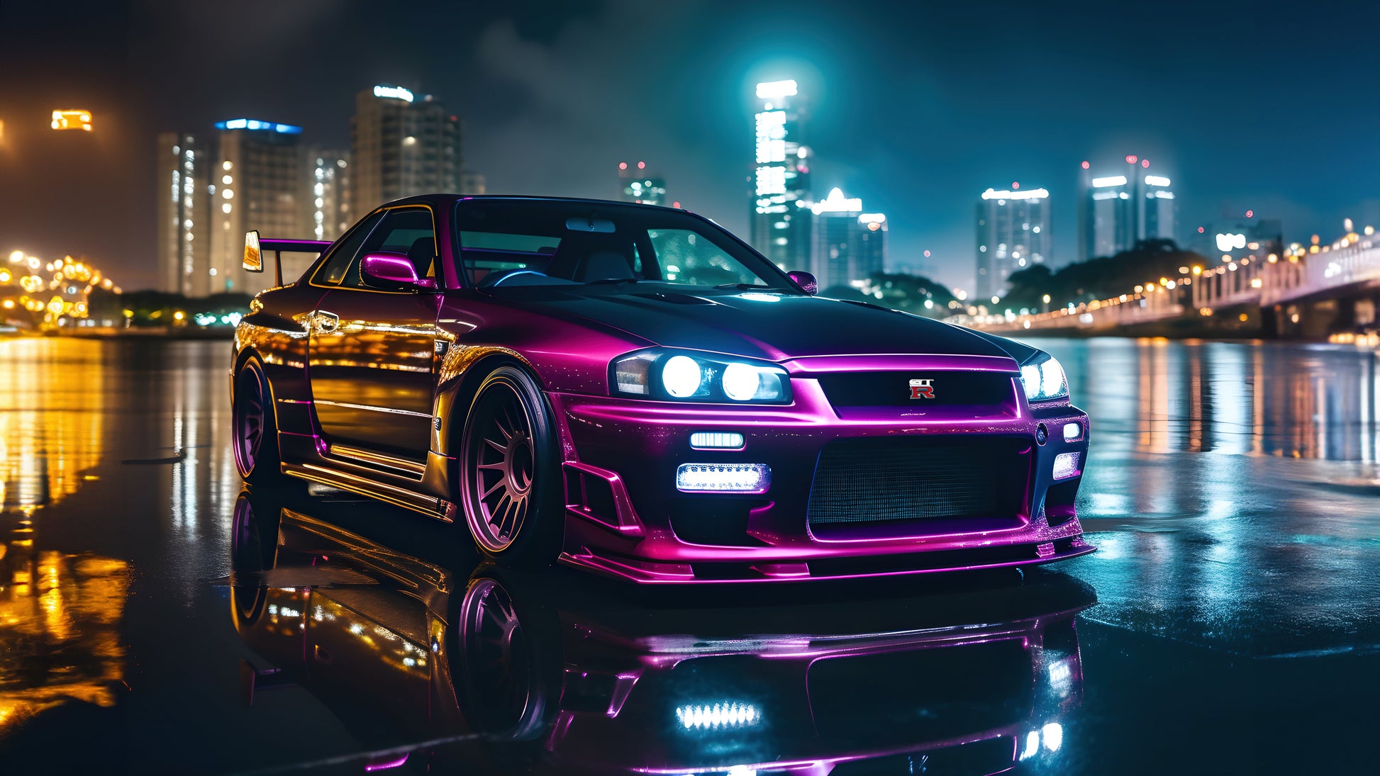 Nissan Skyline R34 GTR V22 Mousepad