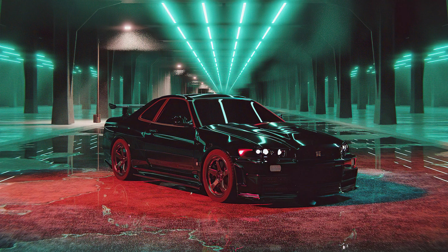 Nissan Skyline R34 GTR V8 Mousepad