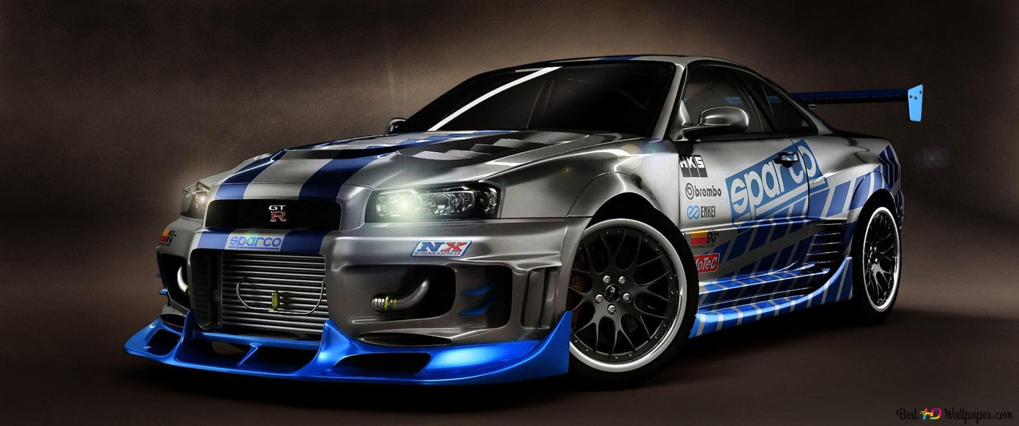 Nissan Skyline R34 GTR V9 Mousepad