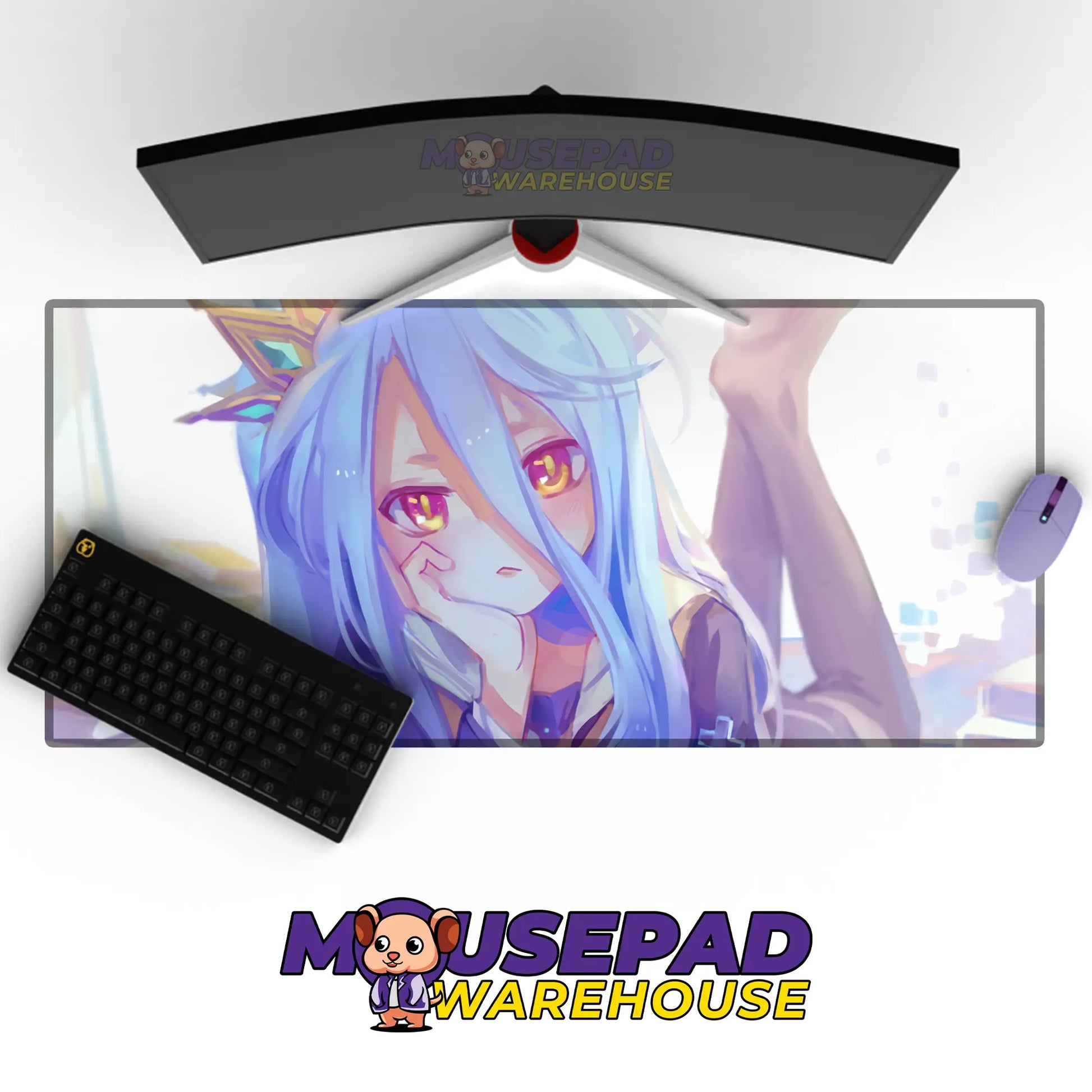 No Game No Life Anime Mousepad 673373 - Mousepad Warehouse