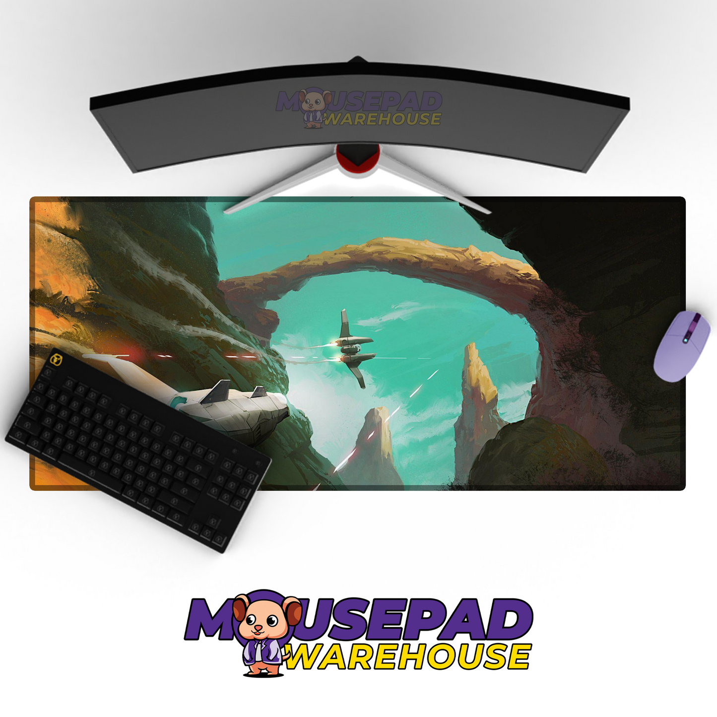 No Mans Sky V2 Mousepad Mockup