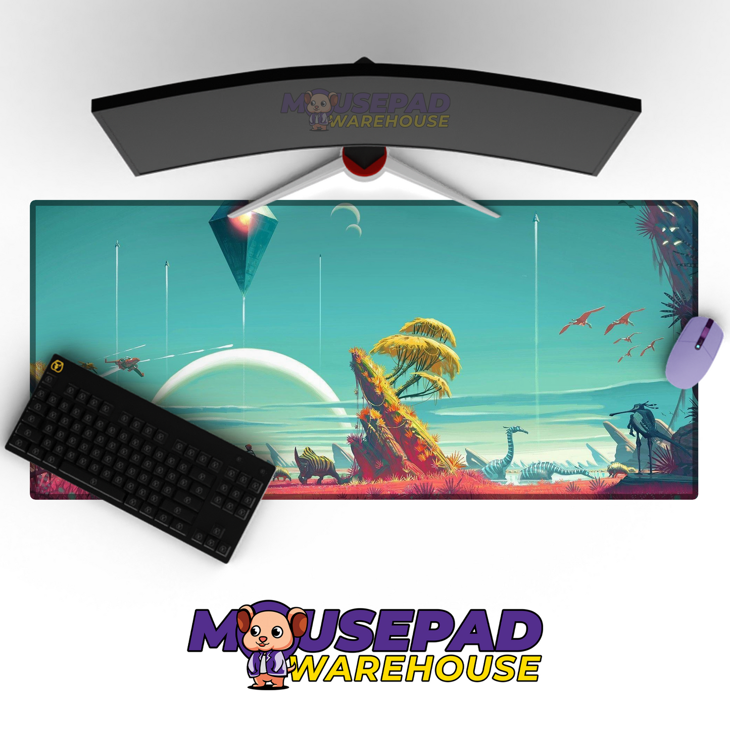 No Mans Sky V34 Mousepad Mockup
