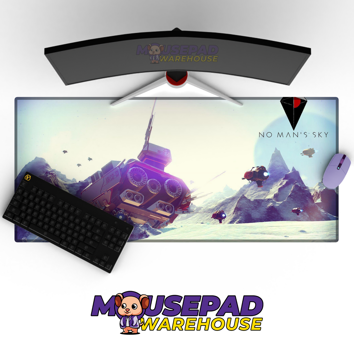 No Mans Sky V39 Mousepad Mockup