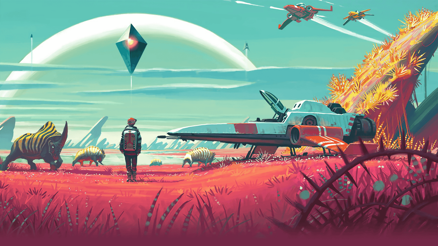 No Mans Sky V44 Mousepad