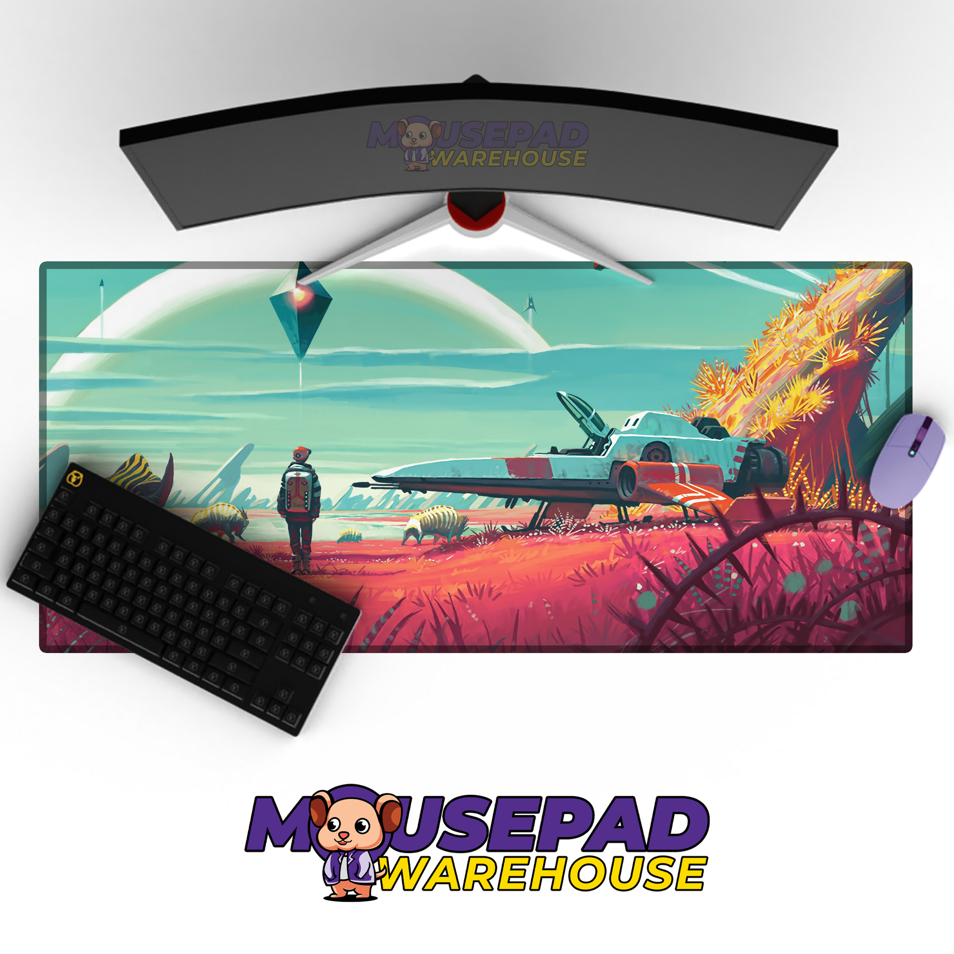 No Mans Sky V44 Mousepad Mockup