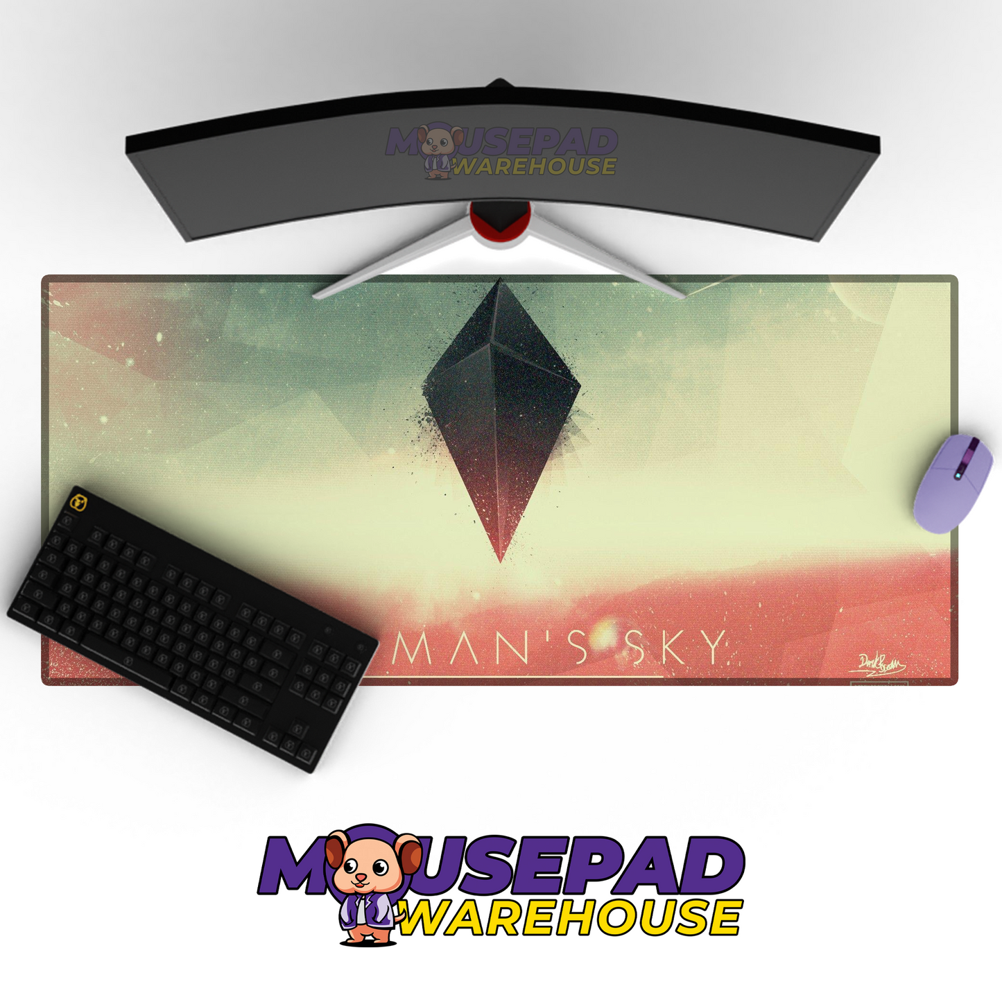 No Mans Sky V53 Mousepad Mockup