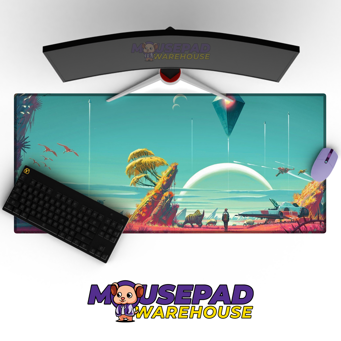 No Mans Sky V5 Mousepad Mockup