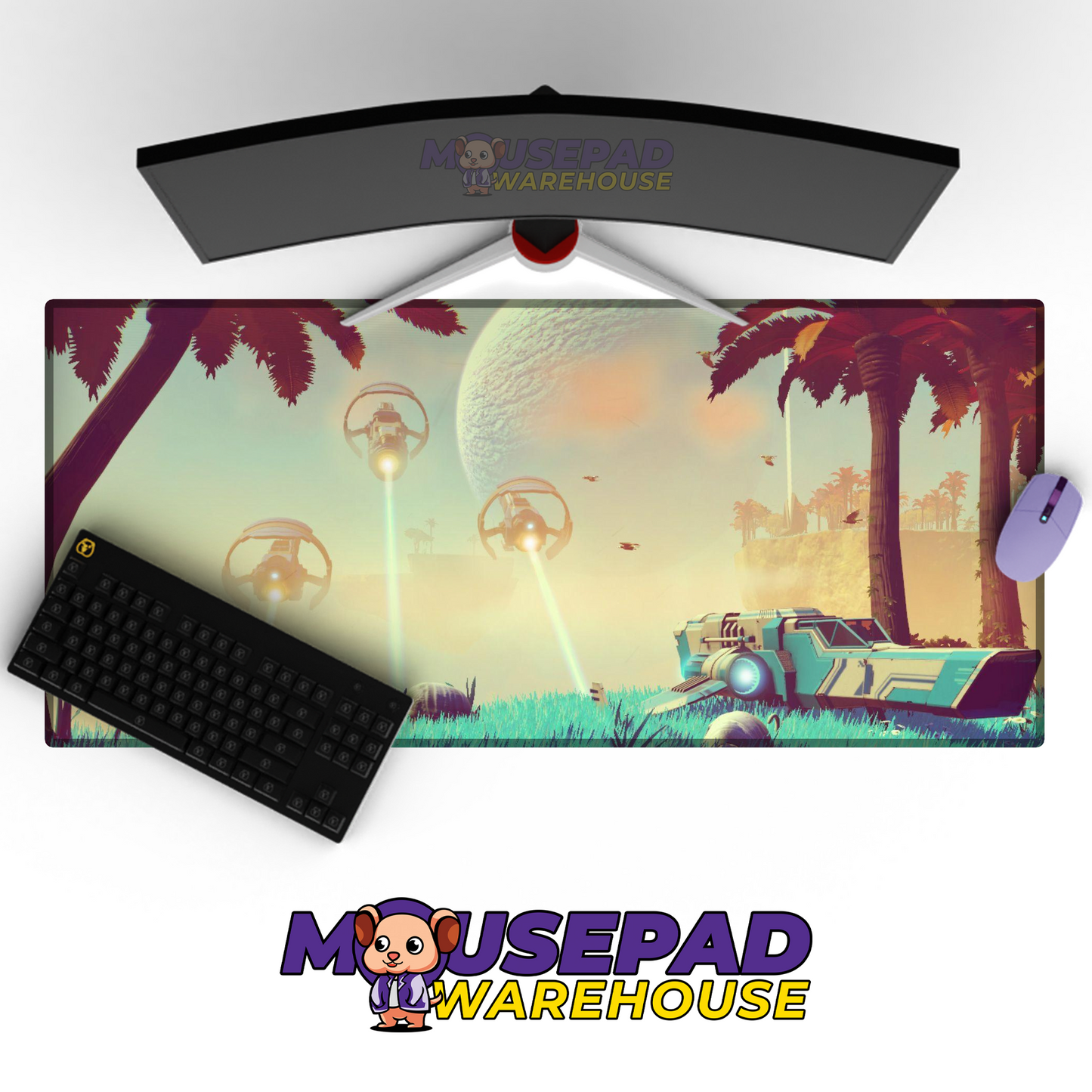 No Mans Sky V6 Mousepad Mockup