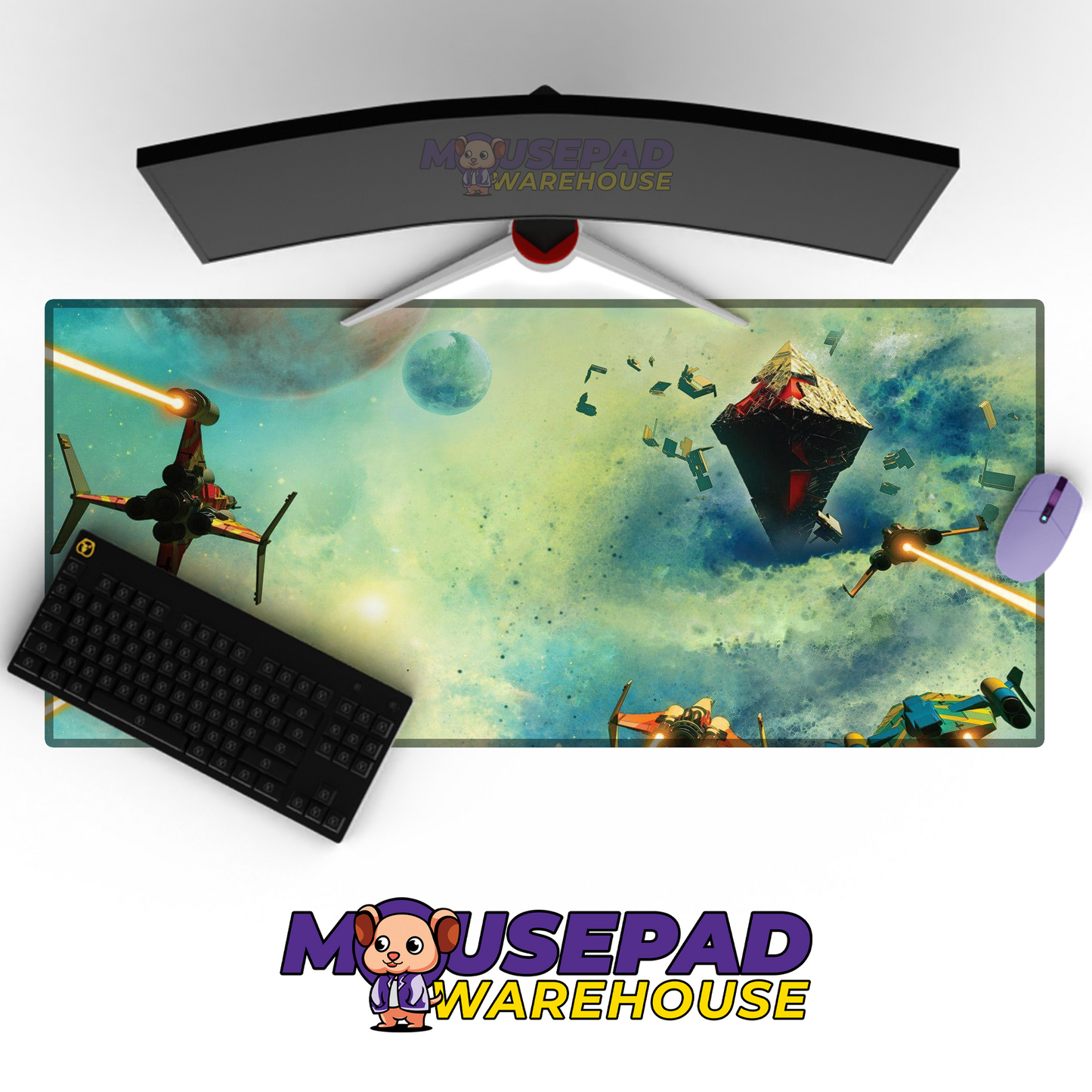 No Mans Sky V8 Mousepad Mockup