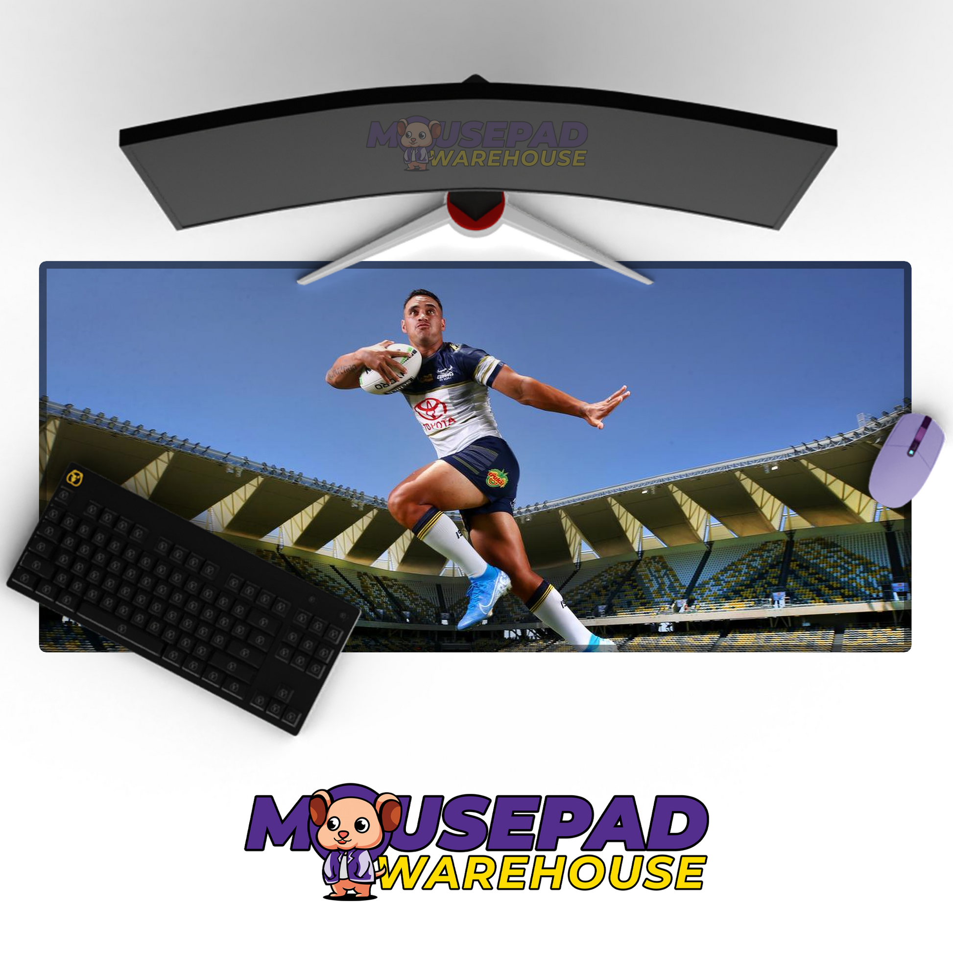 North Queensland Cowboys V10 Mousepad Deskmat Mockup