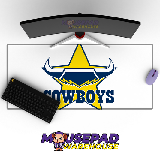 North Queensland Cowboys V12 Mousepad Deskmat Mockup