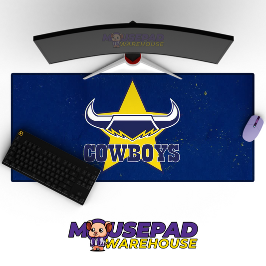 North Queensland Cowboys V13 Mousepad Deskmat Mockup