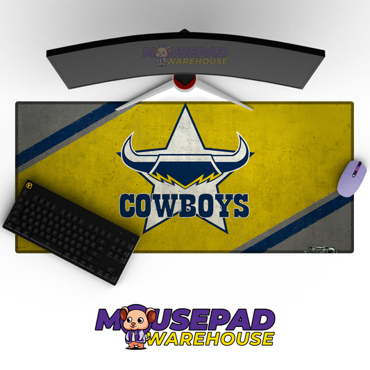 North Queensland Cowboys V2 Mousepad Deskmat Mockup