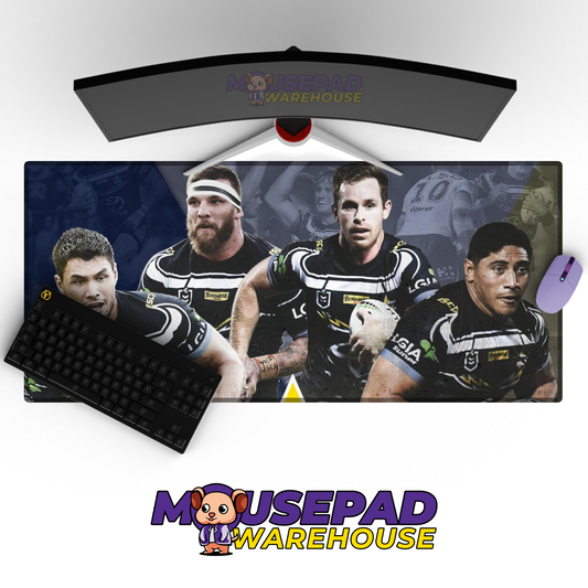 North Queensland Cowboys V6 Mousepad Deskmat Mockup