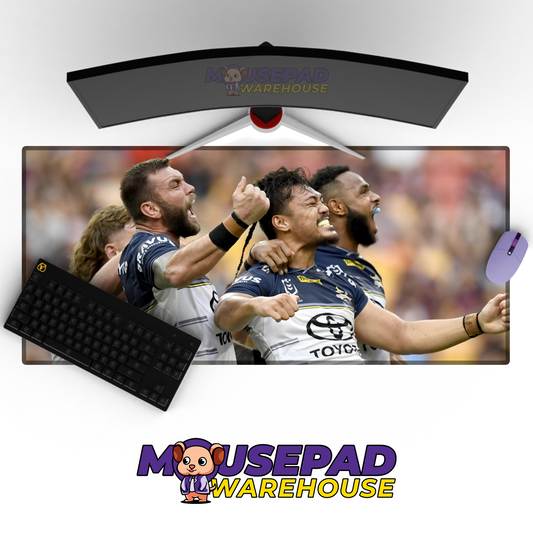 North Queensland Cowboys V7 Mousepad Deskmat Mockup
