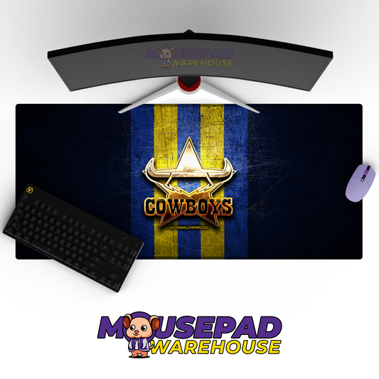 North Queensland Cowboys V8 Mousepad Deskmat Mockup
