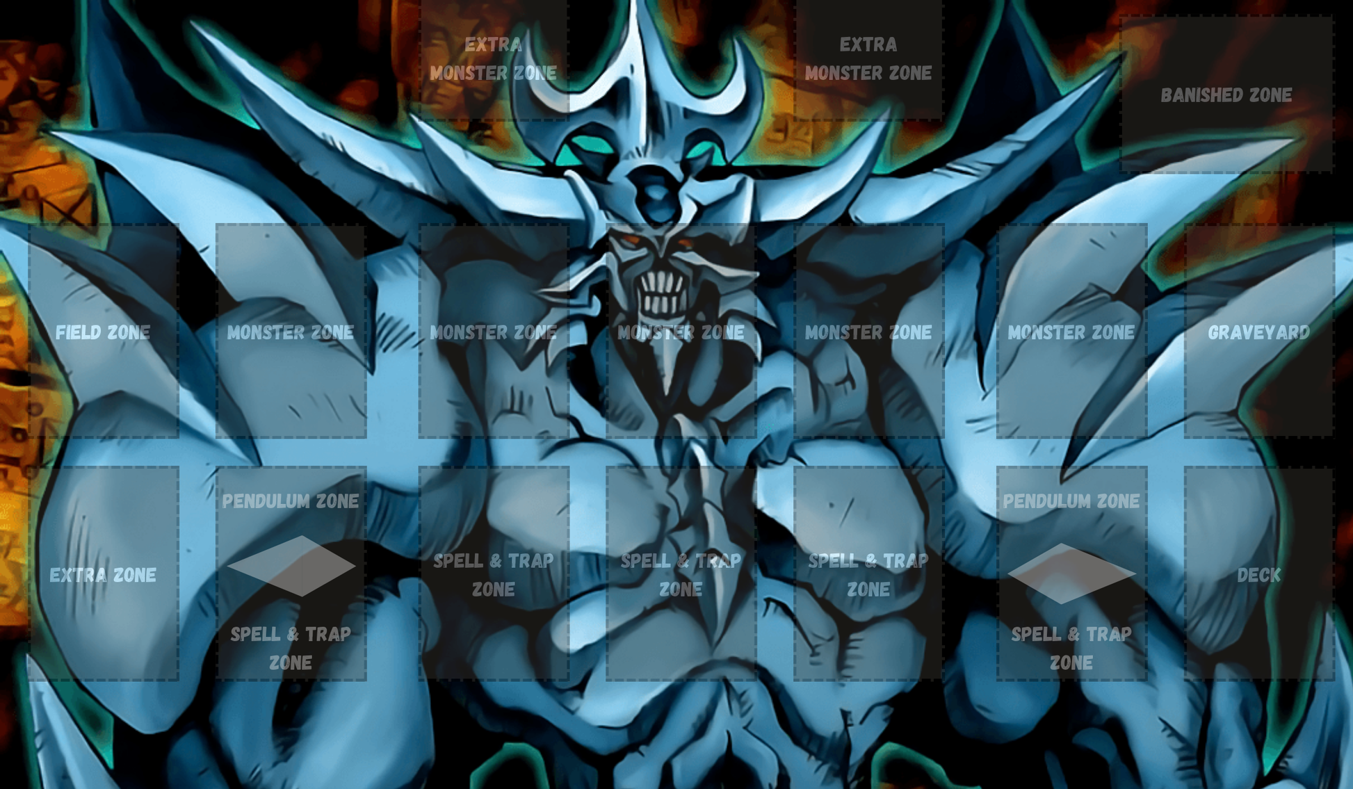 Obelisk the Tormentor Yu Gi Oh Card Game Playmat