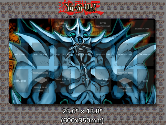 Obelisk the Tormentor Yu Gi Oh Card Game Playmat Mockup