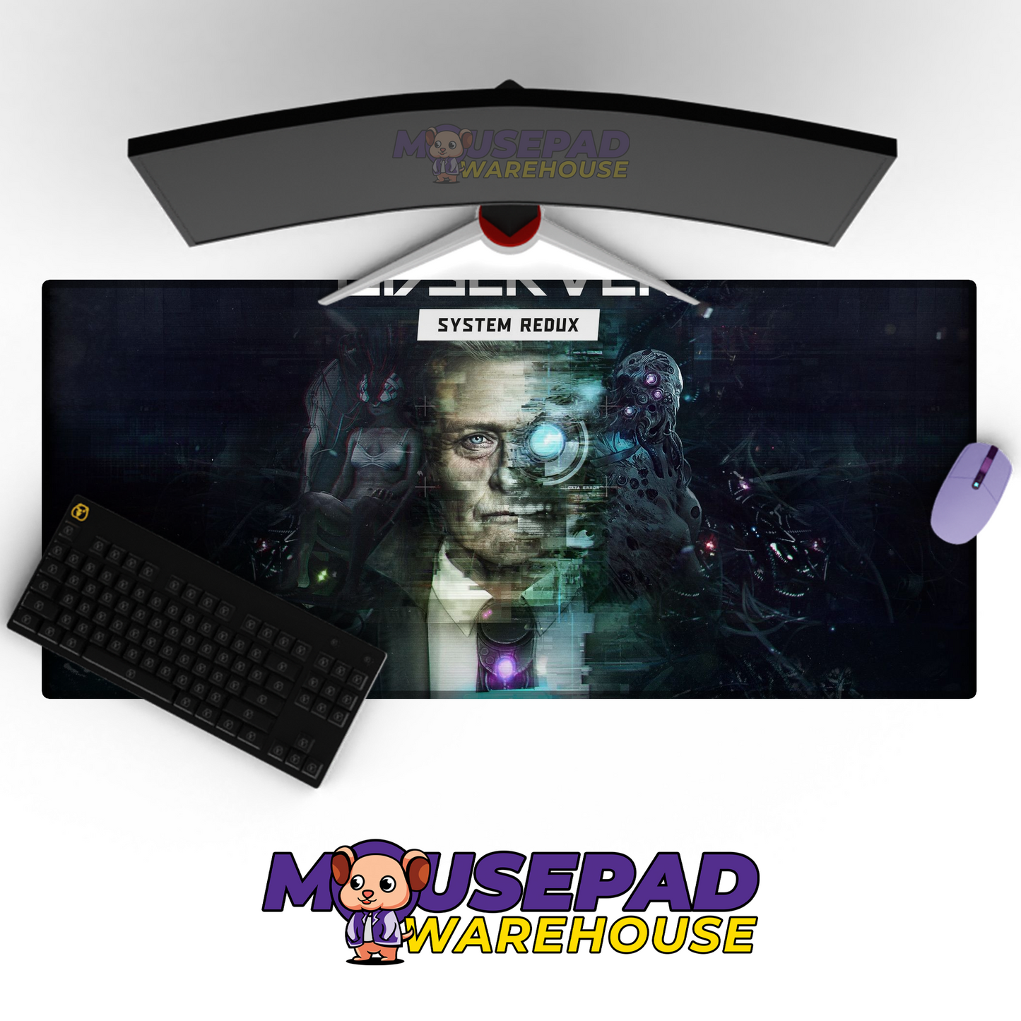 Observer System Redux V24 Mousepad Mockup