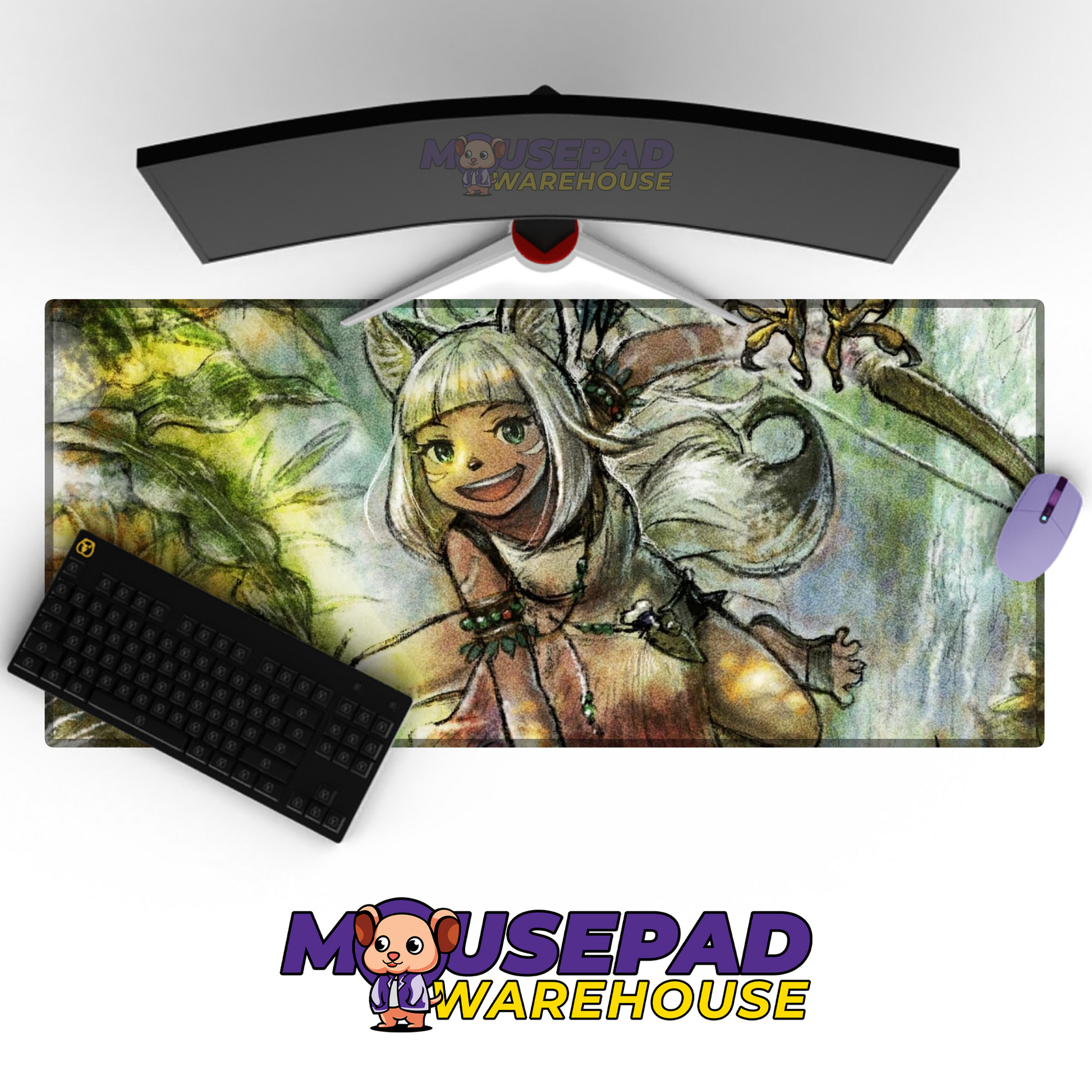 Octopath Traveler II V13 Mousepad Mockup