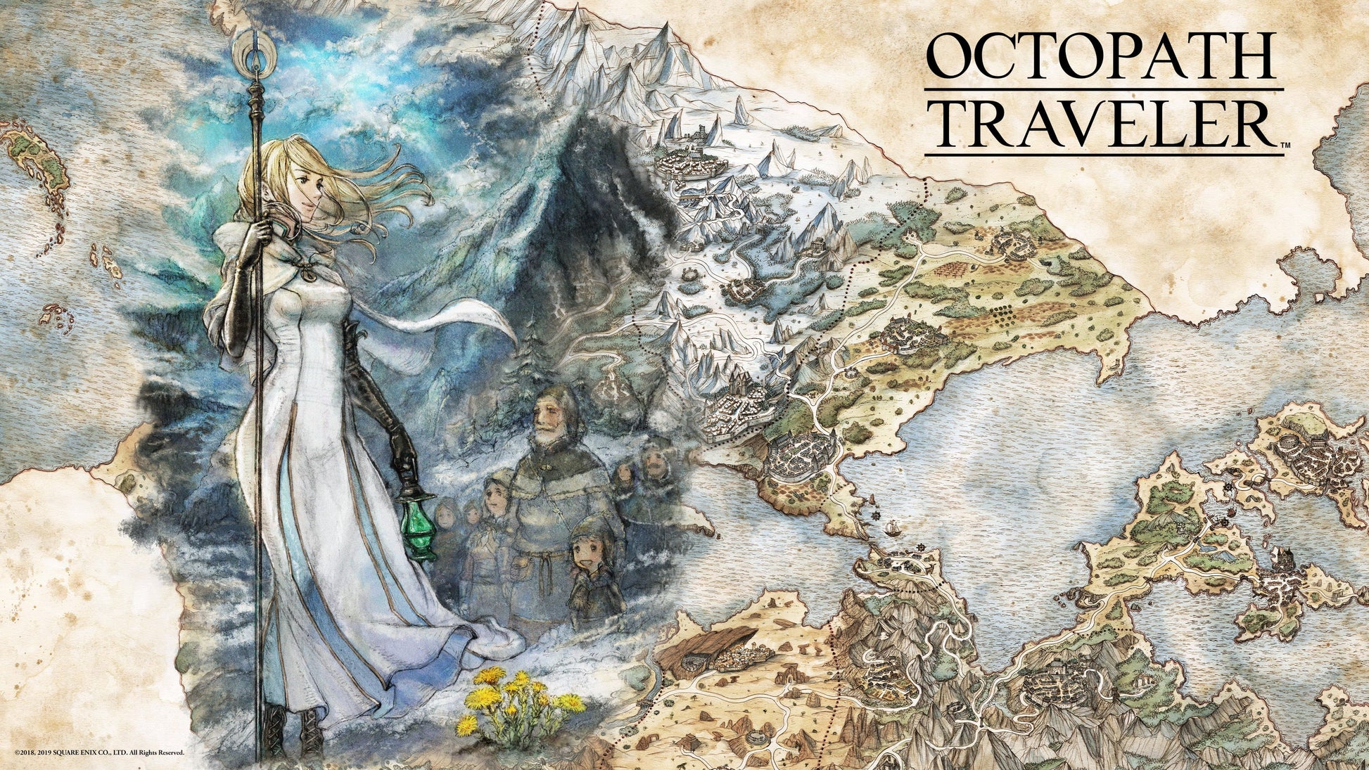 Octopath Traveler II V15 Mousepad