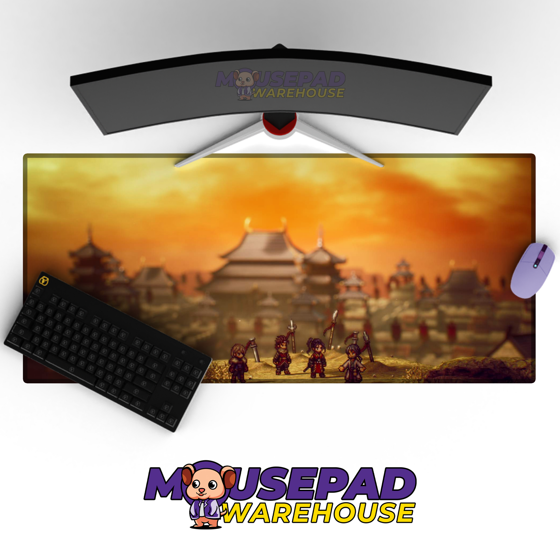 Octopath Traveler II V16 Mousepad Mockup
