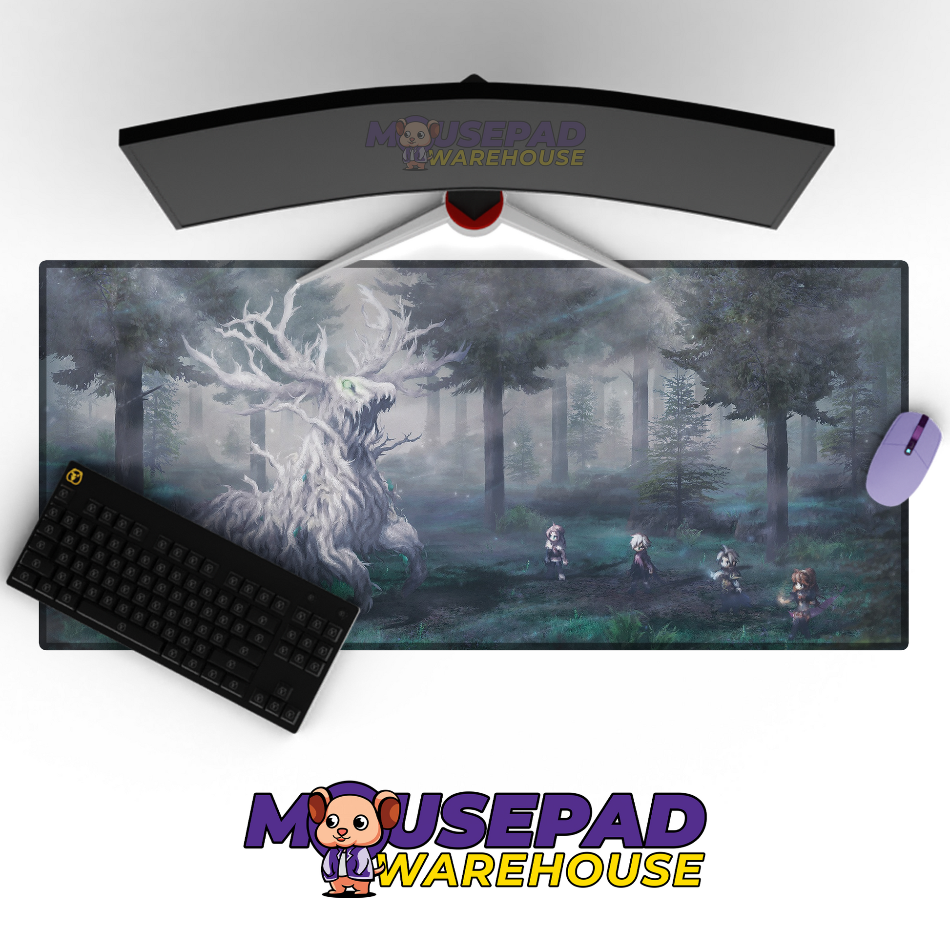 Octopath Traveler II V17 Mousepad Mockup