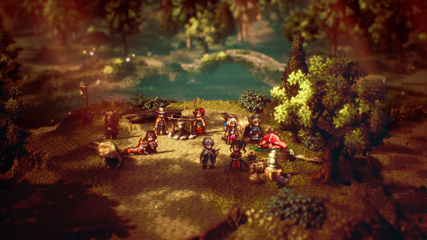 Octopath Traveler II V19 Mousepad