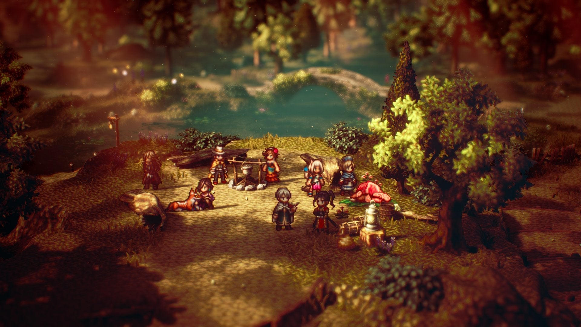 Octopath Traveler II V19 Mousepad