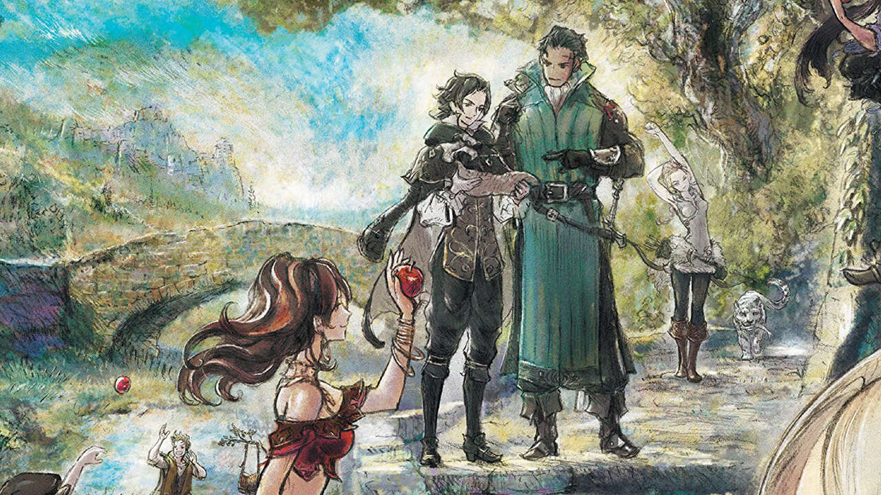 Octopath Traveler II V1 Mousepad