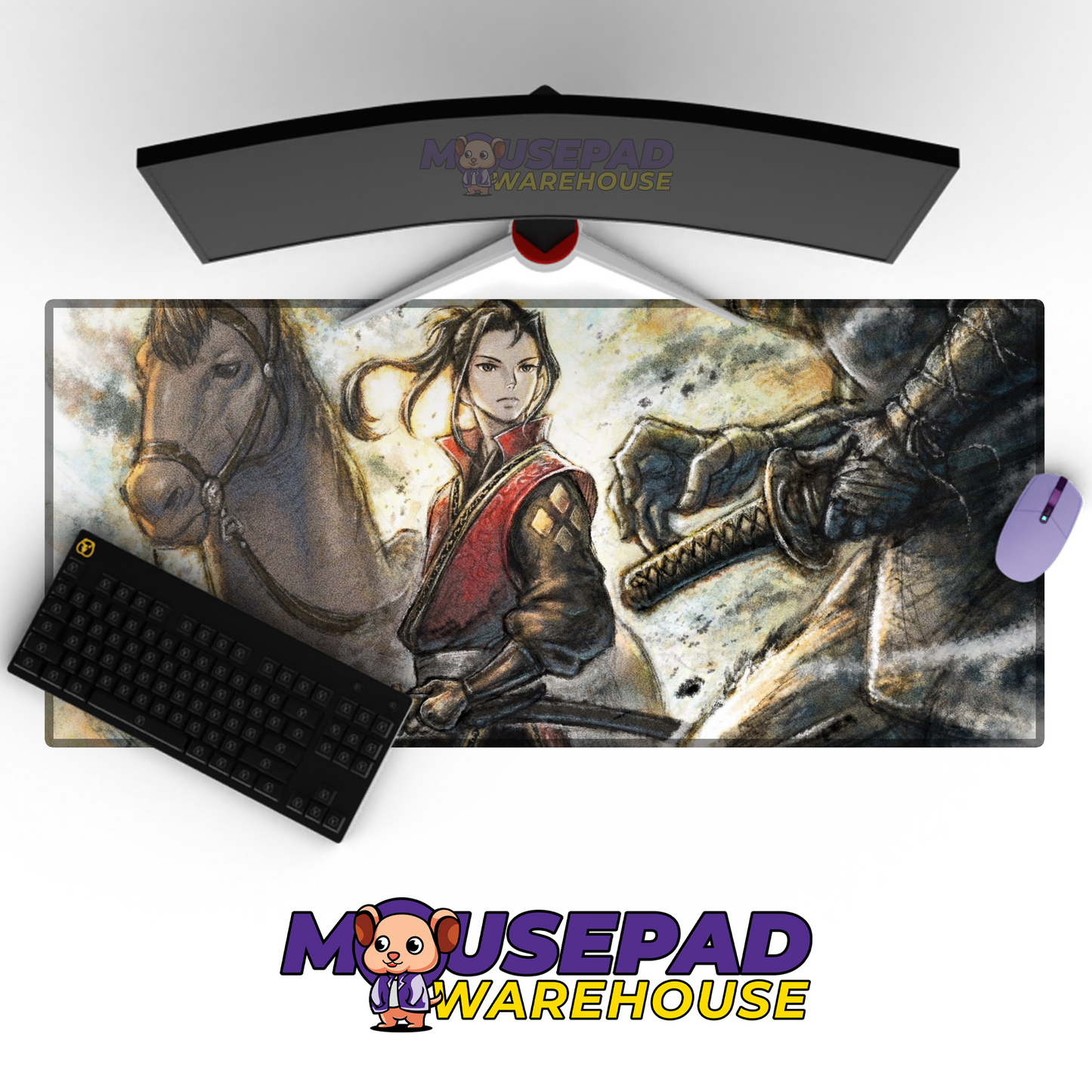 Octopath Traveler II V23 Mousepad Mockup