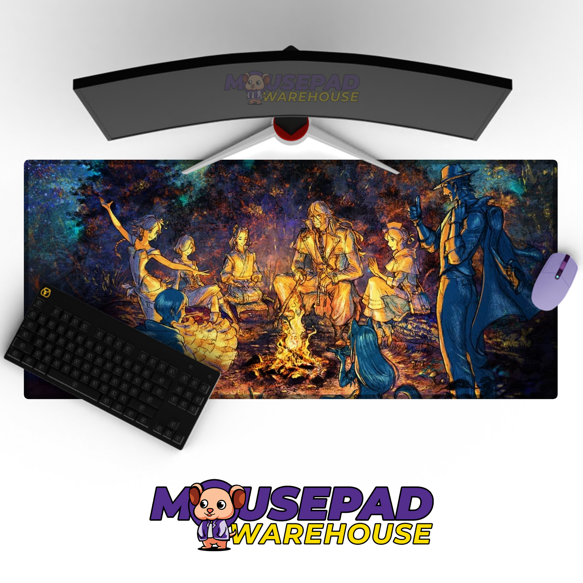 Octopath Traveler II V24 Mousepad Mockup