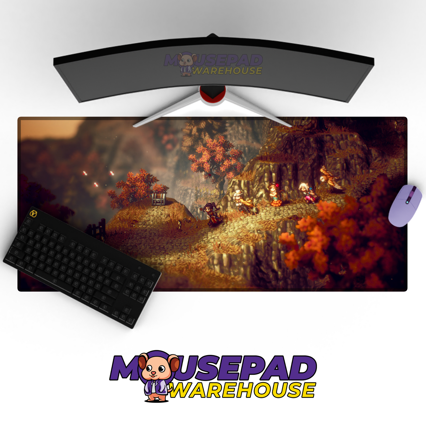 Octopath Traveler II V25 Mousepad Mockup