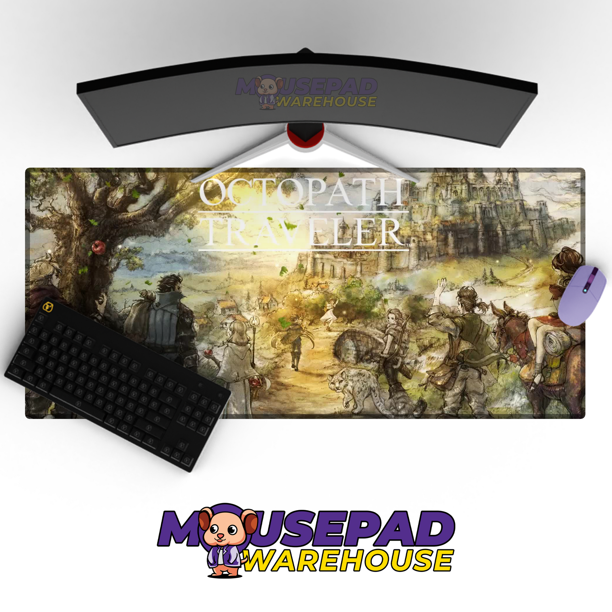Octopath Traveler II V26 Mousepad Mockup