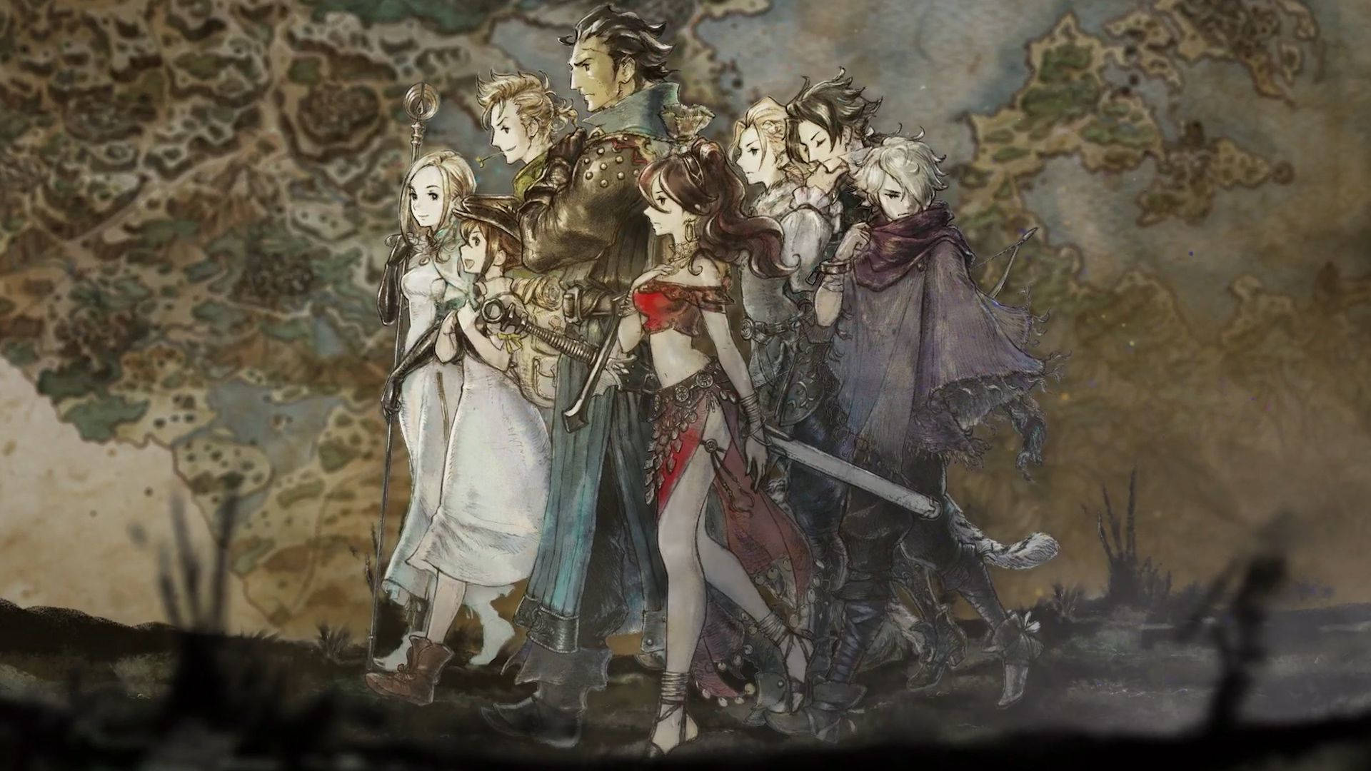Octopath Traveler II V27 Mousepad