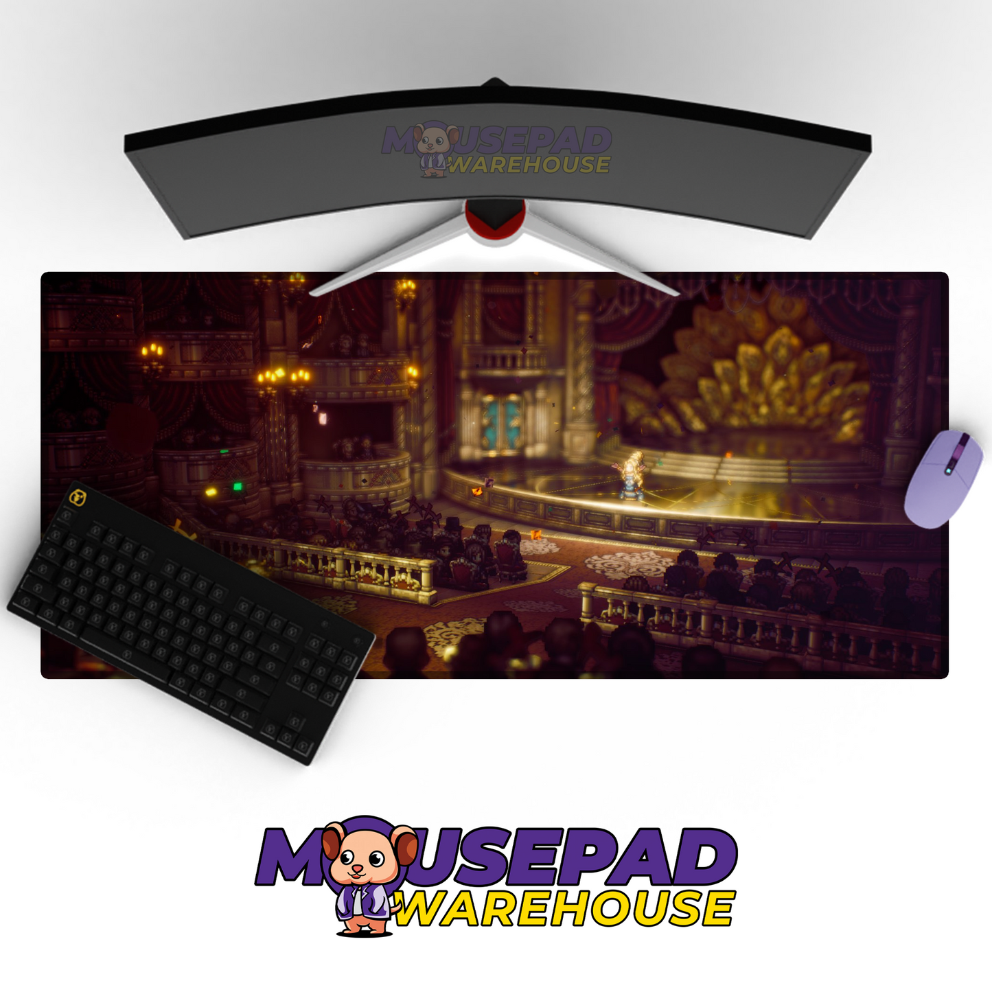 Octopath Traveler II V2 Mousepad Mockup