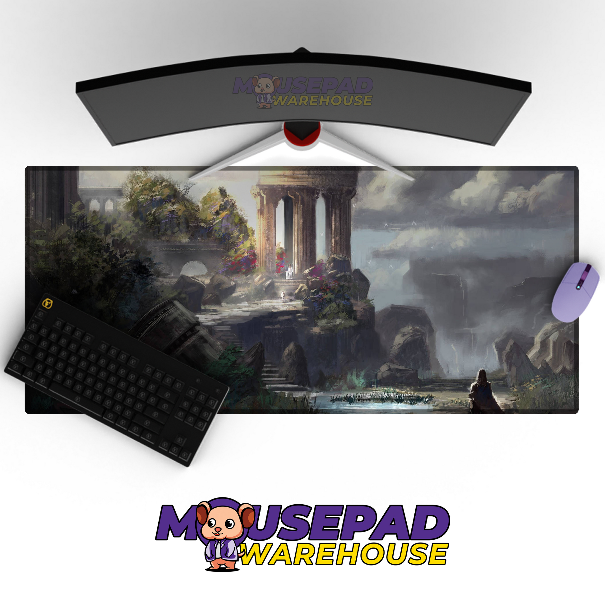 Octopath Traveler II V31 Mousepad Mockup